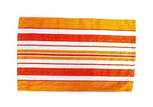 Cotton Striped Hand Towels High Absorbent (Set of 6) – Multicolor Hand Towels - Image 3