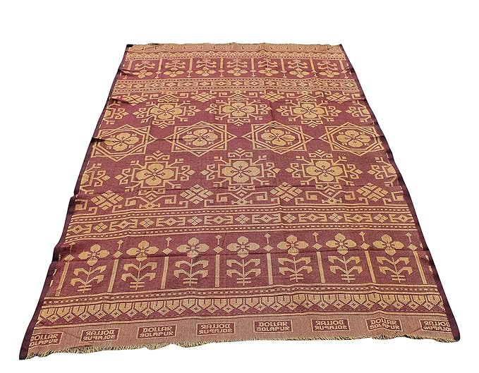 Dollar Solapur Chaddar Blanket Pack of 4 – Multicolor Single Size 100% Cotton - Image 5