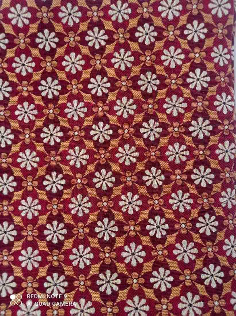 Mayur Solapur Cotton Blanket Chaddar Floral Top Sheet Bedsheet Pack of 1 | TC 250 Red Floral Design - Image 3