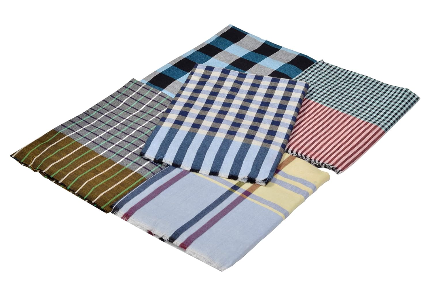 Sunanda Bedsheets 100% Cotton Solapuri Bedsheets – Multicolour Combo Pack of 2 - Image 2