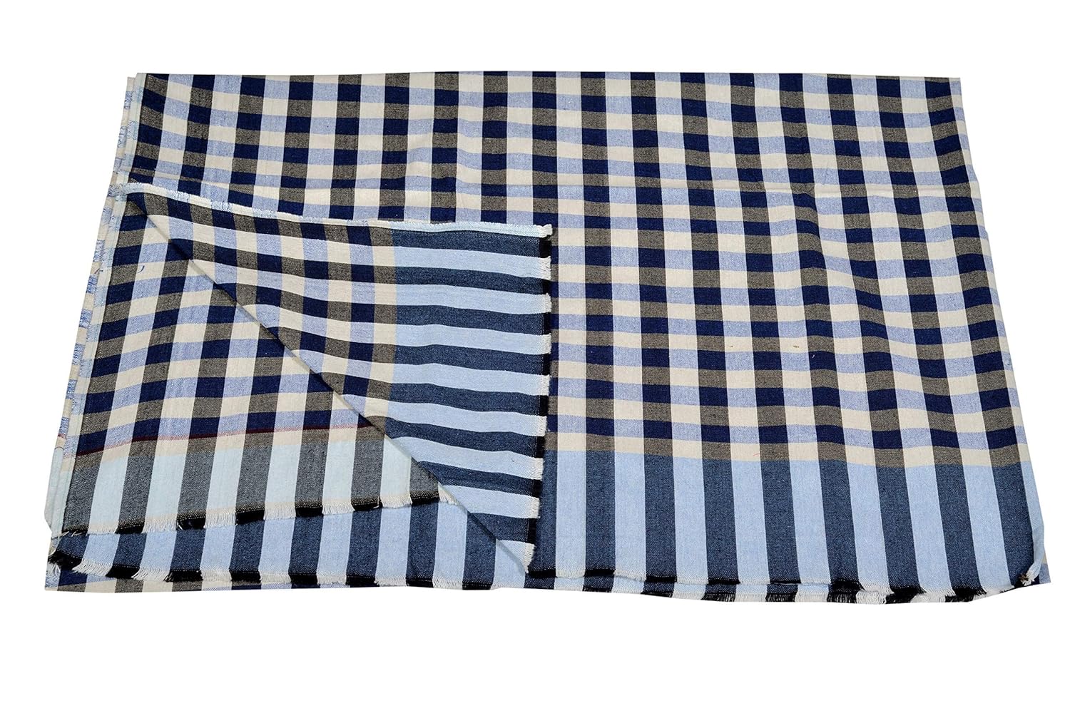 Sunanda Bedsheets 100% Cotton Solapuri Bedsheets – Multicolour Combo Pack of 2 - Image 3