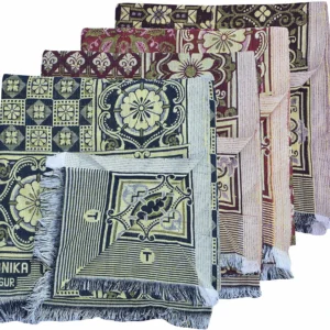 Monika Cotton Chaddar Solapur - Combo of 4 - Multicolor